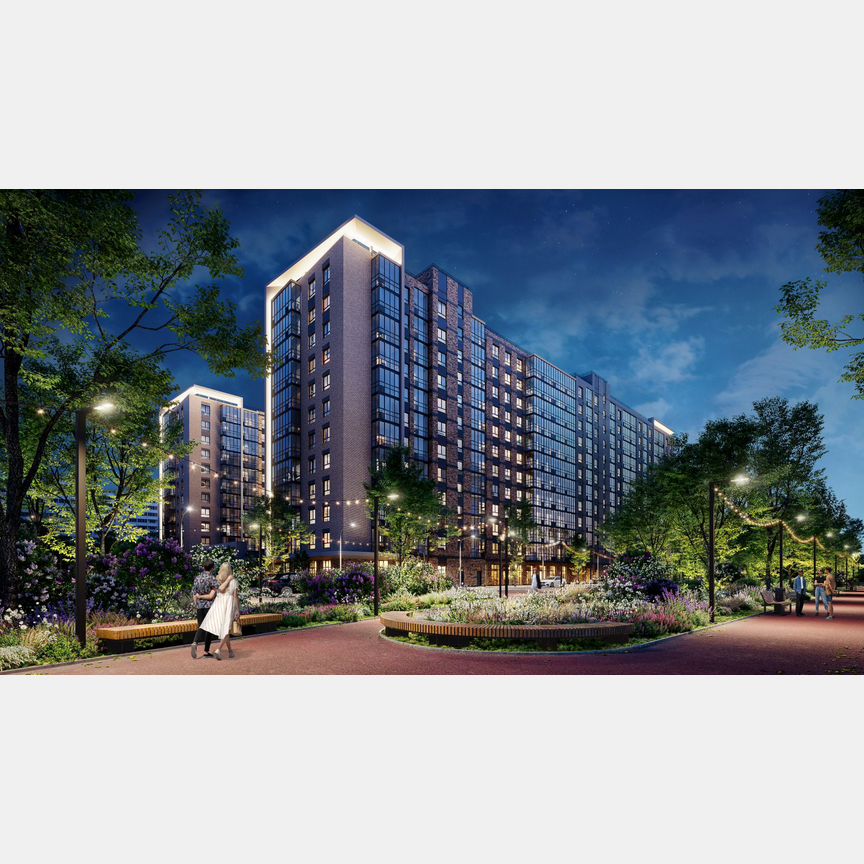 1-к. квартира, 35,1 м², 4/12 эт.