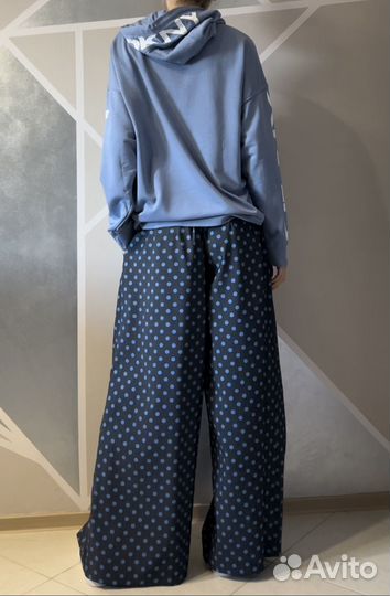 Брюки женские широкие палаццо 48