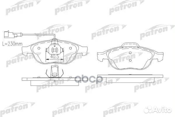 Колодки тормозные дисковые передн alfa romeo: 1