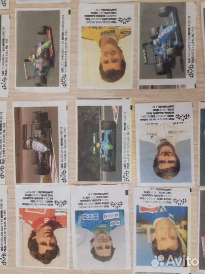 Вкладыши от жвачек Formula 1 (формула 1 )