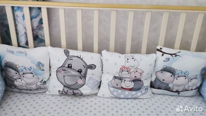 Бортики в кроватку