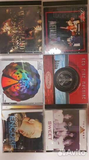 CD Sweet, Red fire machine, Muse, Metallica, и др