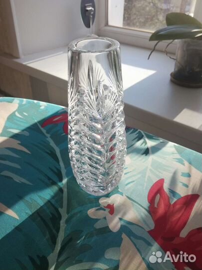Ваза хрустальная 21,5 см