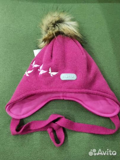 Шапка для девочки новая björka размер 52-54