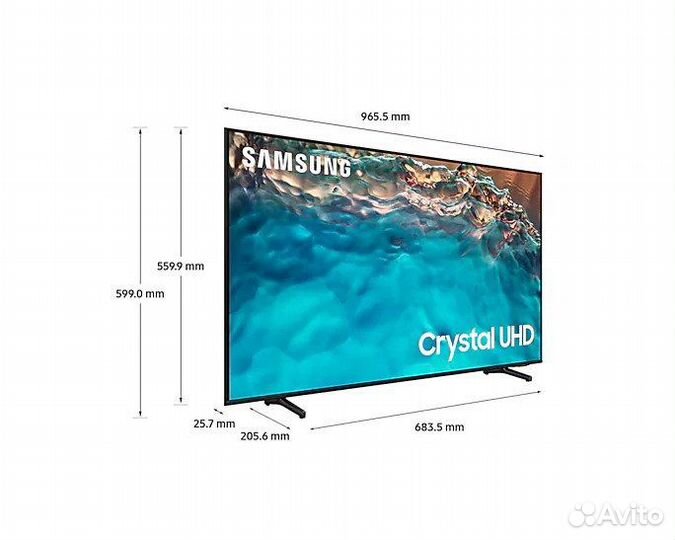 Samsung 43bu8000 новый