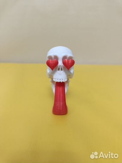 Череп- валентинка