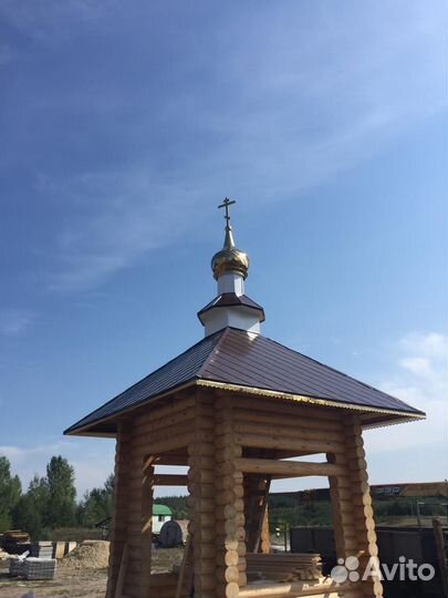 Купол, крест для храма,часовни,фальцевая кровля