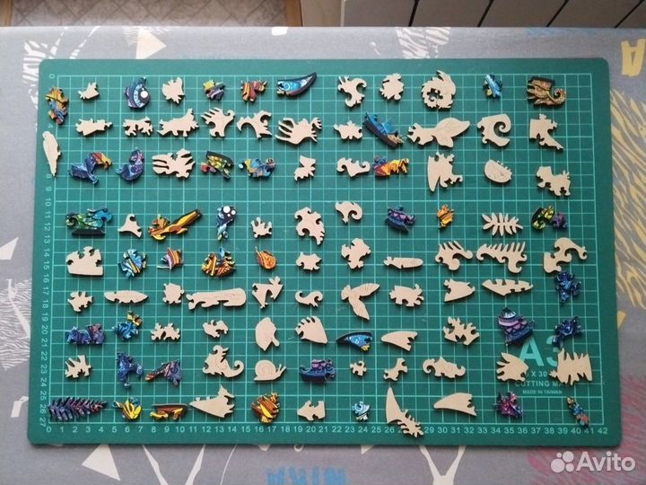 Деревянный пазл - сова. Wooden pazzle - owl