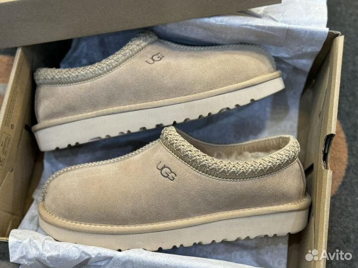 Женские слипоны Ugg Tasman Slippers 40:40:40 Sand