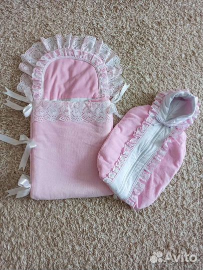 Конверт на выписку для девочки