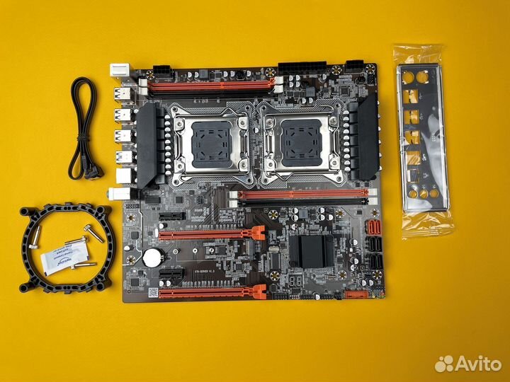 Комплект X79 dual + E5 2696 V2 (2 шт) + 16 гб