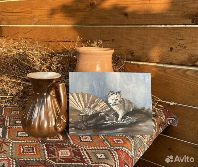 Картина с котом