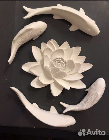 Настенное панно карпы Кои