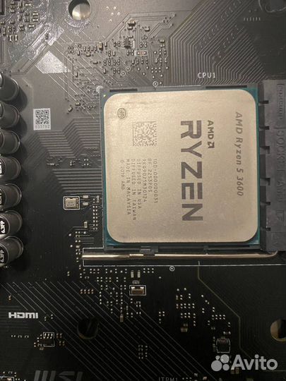 Связка MSI PRO B550M-P GEN3 + AMD Ryzen 5 3600