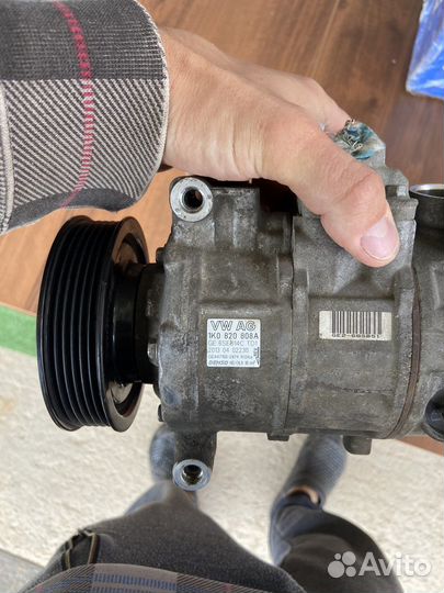 Компрессор кондиционера vag audi skoda volkswagen