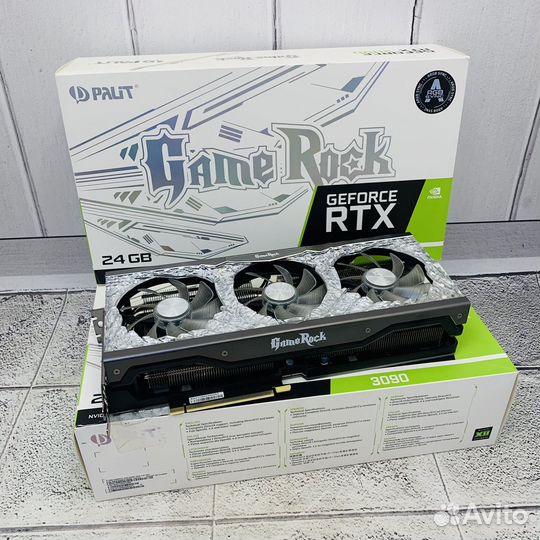 RTX 3090 Palit Gamerock 24gb 2 штуки