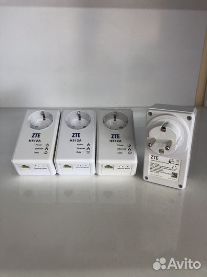 PLC адаптер ZTE H512A - 4 шт
