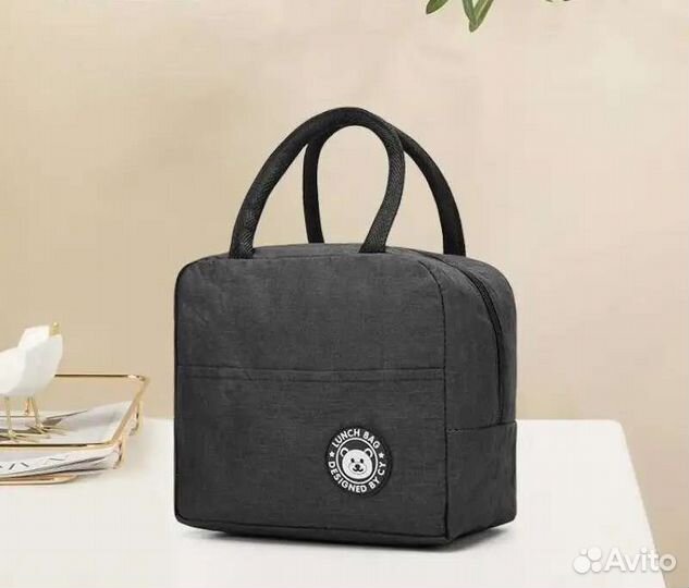 Сумка холодильник для обеда изоляционная Ланчбокс