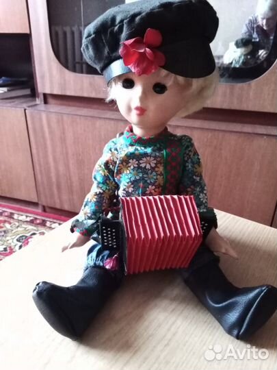 Кукла коллекционая пресс-опилки Ивановская фабрика