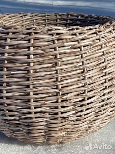 Кашпо горшок из ротанга новое