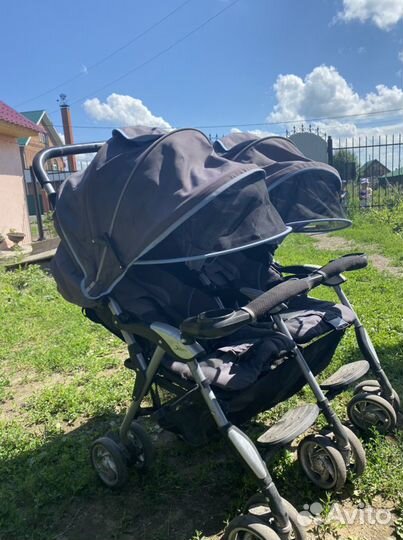 Коляска трость для двойни
