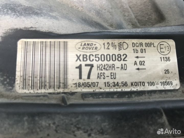 Фара лэнд ровер дискавери3