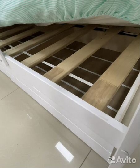 Детская кровать Софа белая (магазин)