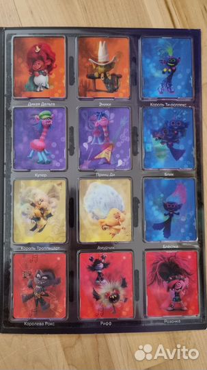 Тролли Пятерочка Набор Карточки в боксе