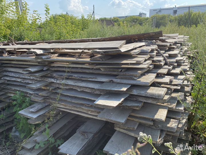 Тес необрезной