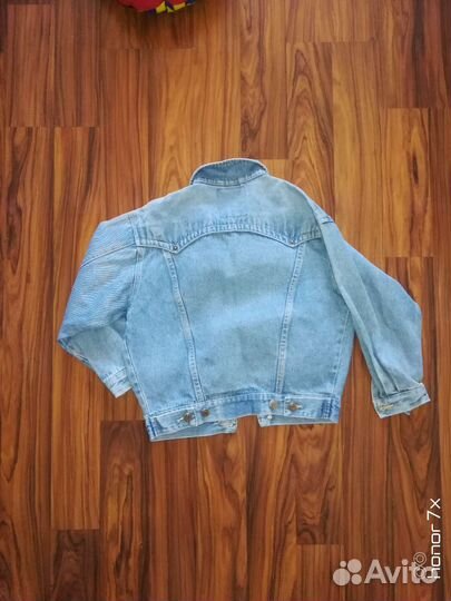 Джинсовая куртка (оверсайз) 9-10 лет