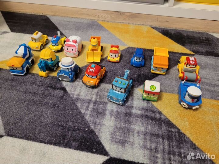 Робокар поли металлические машинки