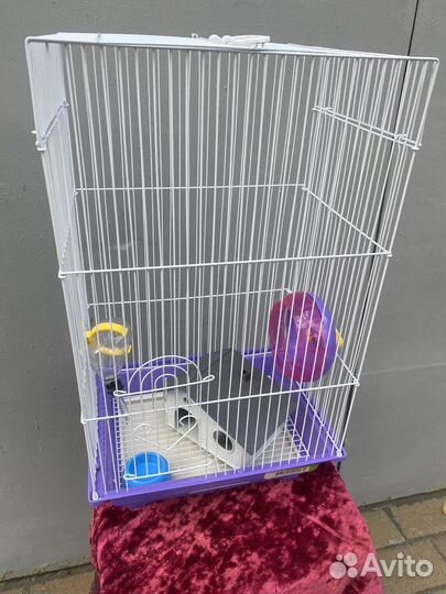 Клетка-домик для хомячка.Двухэтажная