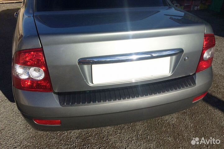 Накладка на задний бампер Лада Приора 2170 седан