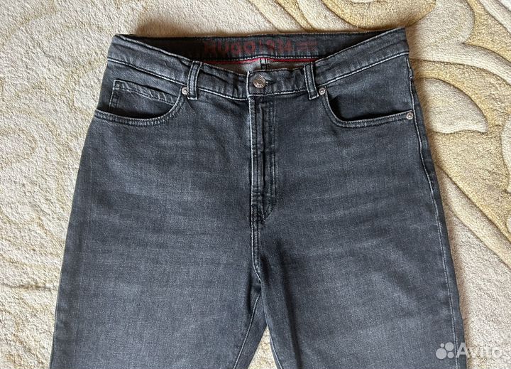 Джинсы hugo boss женские прямые серые 934 модель