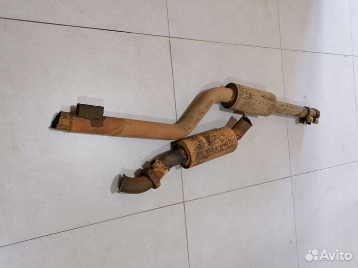 Глушитель пламягаситель Mercedes S W220 3.2 левый