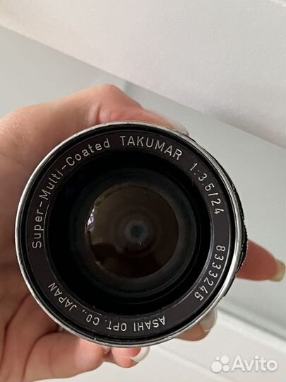Объектив Asahi pentax SMC Takumar f 3.5 / 24mm