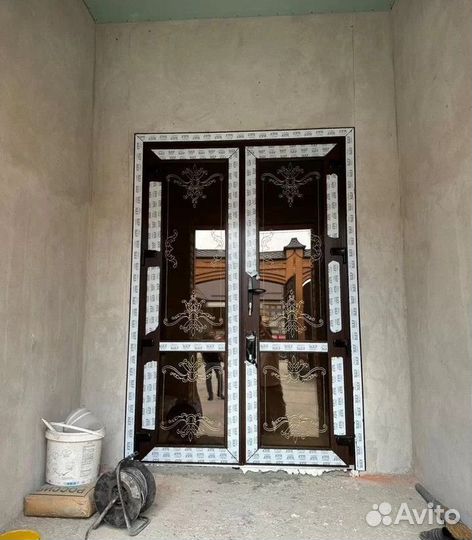 Алюминиевые окна двери витражи