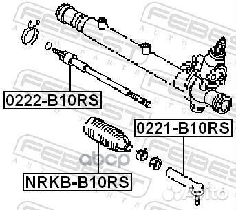 Пыльник рулевой рейки (nissan almera B10RS (CLA