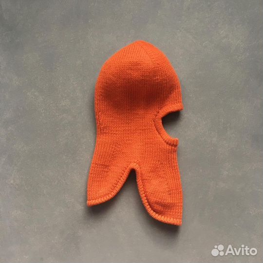 Шлем вязаный детский