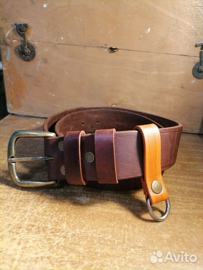 Ремень кожаный