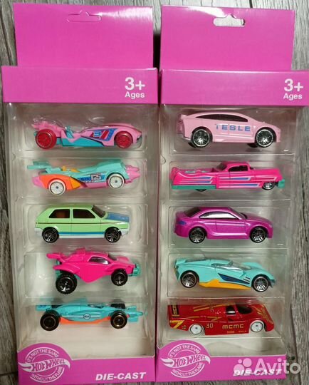 Машинки хот вилс набор из 5 шт