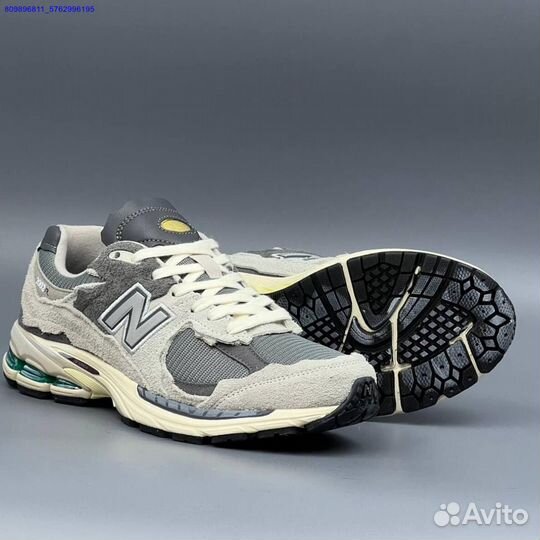 Кроссовки New Balance 2002R Светлые (Арт.83167)