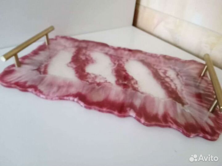 Поднос из эпоксидной смолы