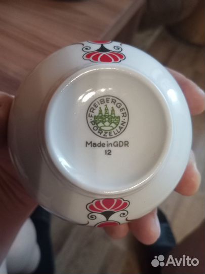 Кофейный сервиз костяной фарфор freiberger фрайбер
