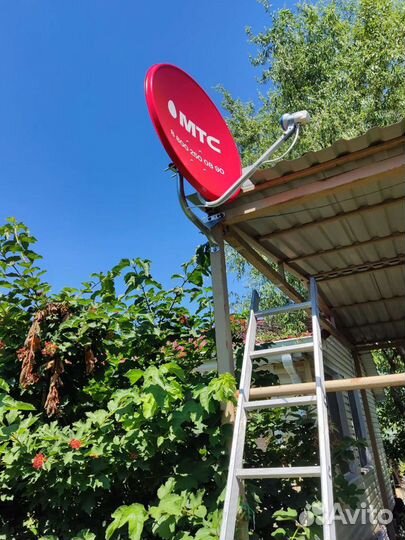 МТС спутниковое телевидение с установкой