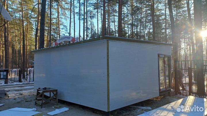 Сэндвич панель кровельная с пенополиуретаном