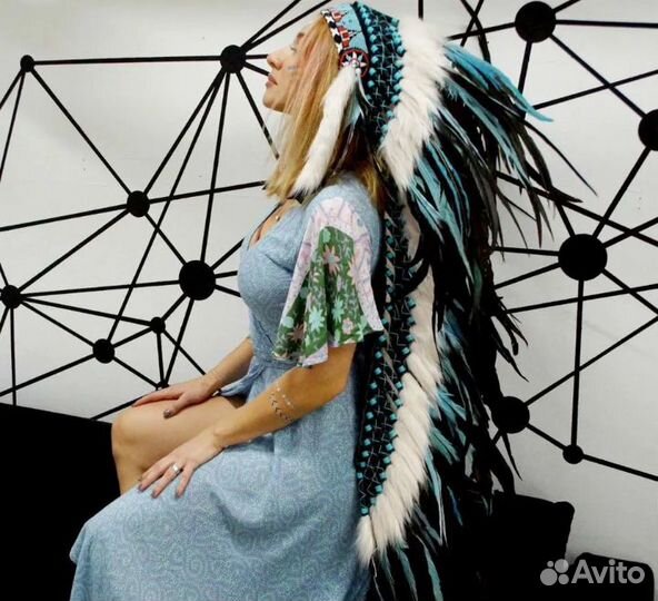 Индейские роучи, индейские ожерелья