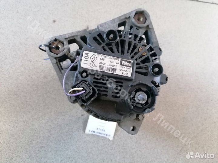 Генератор 125А 110А меган 2 дорестайл Micra 3