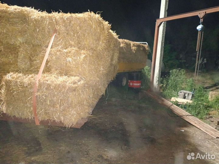 Солома в тюках с доставкой