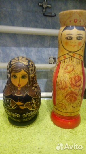 Матрешки деревянные